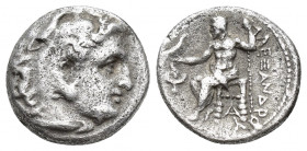 KINGS OF MACEDON. Alexander III 'the Great', 336-323 BC. Drachm (15.9 mm, 3.9 g), struck under Philip III Arrhidaios, Sardes, c. 323-319. Head of Hera...