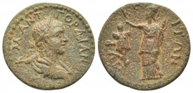 Cilicia, Lyrbe. Gordian III AD 238-244 (25mm, 8.1 g) Obverse: ΑΥ Κ Μ ΑΝΤ ΓΟΡΔΙΑΝΟϹ ϹƐΒ; laureate, draped and cuirassed bust of Gordian III, r., seen f...