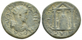 Pamphylia, Perge. Maximinus I, 235-238. AE. Obv: ΑΥ ΚΑΙ Μ[ΑΞ]ΙΜ[ƐΙ]ΝΟϹ [Α]. Radiate, draped and cuirassed bust of Maximinus, right. Rev: ΑΡΤƐΜΙΔΟϹ ΠƐΡ...