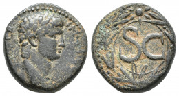 SYRIA, Seleucis and Pieria. Antiochia ad Orontem. Nero (54-68) AE (22mm, 6.8 g) IM · NER · [CLAV CAESAR] - laureate head of Nero right Rev: Large SC i...
