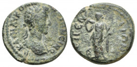 Pisidia. Pednelissus, Commodus (Augustus) (19mm, 4.7 g) Obverse: ΑV ΚΑΙ ΚΟΜΜο[? ΑΝΤΩΝƐΙΝΟϹ; laureate head of Commodus, r.b / Reverse: ΠƐΤΝΗΛΙϹϹƐΩΝ; Ne...
