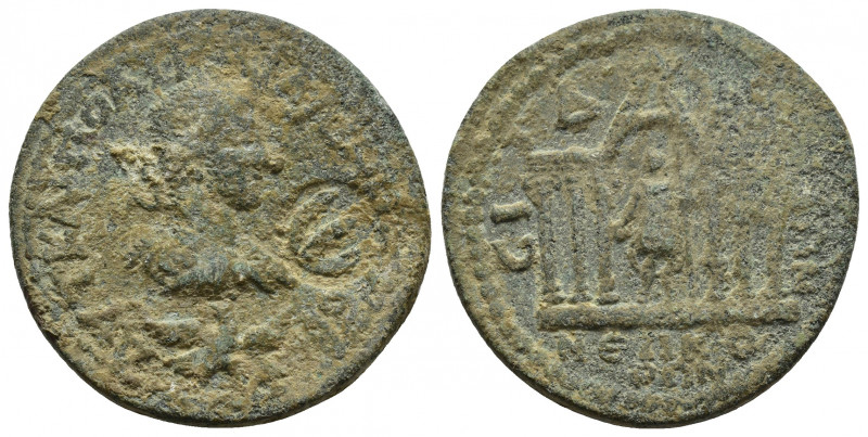 PAMPHYLIA, Side. Gallienus. AD 253-268. Æ 11 Assaria (30mm, 18.2 g ). Laureate, ...