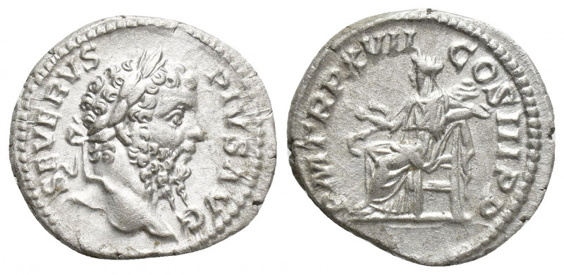 SEPTIMIUS SEVERUS (193-211). Denarius. Rome. (19.2mm, 2.9 g) Obv: SEVERVS PIVS A...