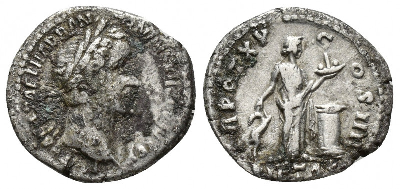 Antoninus Pius (AD 138-161). AR denarius (18mm, 3.2 g).Rome, AD 150-151. IMP CAE...