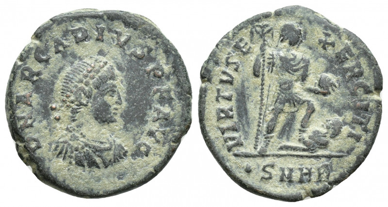 Arcadius. AD 383-408. Æ (23mm, 5.4 g ). Heraclea mint, 2nd officina. Struck AD 3...