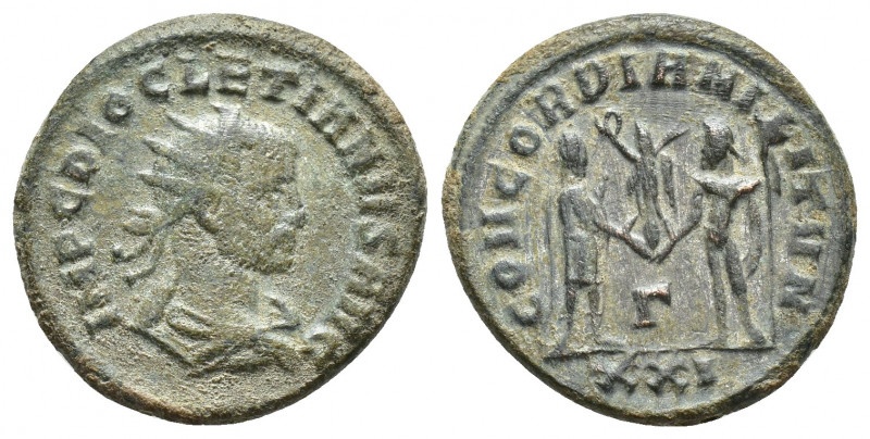 Diocletian Æ Antoninianus. Pre-reform coinage, Siscia, AD 283-285. (19.9mm, 3.8g...