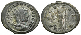 Florian, 276. Antoninianus (25mm, 4.1 g), Rome. IMP C FLORIANVS AVG Radiate, draped and cuirassed bust of Florian to right. Rev. SALVS AVG / XXIΔ Salu...