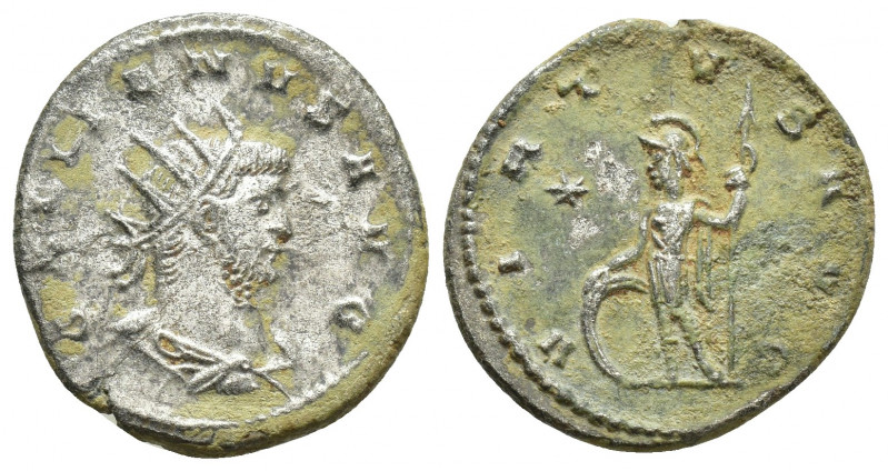 Gallienus Antioch, 268 AD. AE antoninianus, (21mm, 3,4 g). GALLIENVS AVG radiate...