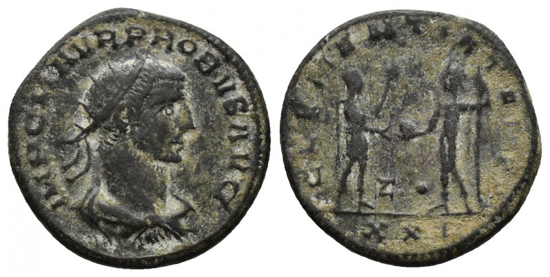 Probus AD 276-282. Antioch Antoninianus Æ silvered (20mm., 3.8 g.) IMP C M AVR P...
