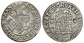 GERMANY. Brandenburg-Prussia. Georg Wilhelm (1619-1640). Ort (1622). (29mm, 6.2 g) Königsberg. Obv: GEORG WILHELM V G G M Z BRAN . Crowned bust right ...