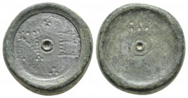 Byzantine Æ Weight above ME (23mm, 22 g).SOLD AS SEEN NO RETURNS.