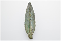 Ancient bronze arrowhead roman or greek. (52mm, 5.2 g) SOLD AS SEEN, NO RETURN!