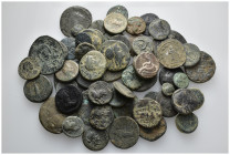 Ancient coins mixed lot 58 pieces SOLD AS SEEN NO RETURNS.