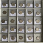 REICHSKLEINMÜNZEN
 Lot. Eine interessante Sammlung von 1 Mark-Kursmünzen, vom 1899 bis 1915. Darunter auch viele Stücke in der hübschen Erhaltung. Bi...