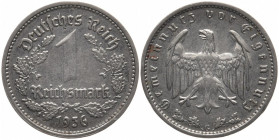 DRITTES REICH
 1 Reichsmark 1936 G. J. 354. 4.82 g. R Sehr schön-vorzüglich