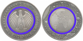 B R D
Euro Währung ab 2001. 5 Euro 2016 J, Hamburg. 8.98 g. Vorzüglich-Stempelglanz