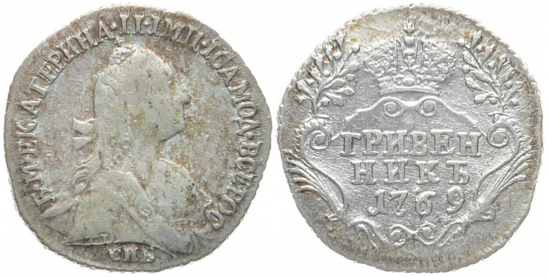RUSSLAND GROSSFUERSTENTUM / KAISERREICH
Katharina II., 1762 - 1796. Griwennik 1...