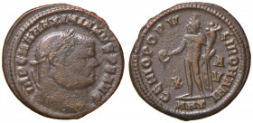 Massimiano (286-305) Follis (Antiochia) Testa laureata a d - R/ Genio stante a s. - RIC 54 AE (g 8,62)