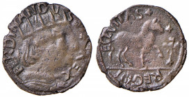 L’AQUILA Ferdinando I d’Aragona (1458-1494) Cavallo - MIR 88 CU (g 1,55)