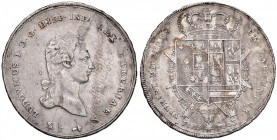 FIRENZE Ludovico I (1801-1803) Francescone 1803 - MIR 415 AG (g 27,09) Graffio al D/