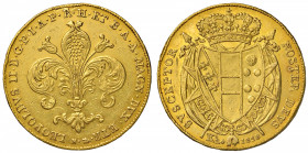 FIRENZE Leopoldo II (1824-1859) 80 Fiorini 1828 - MIR 443/2 AU (g 32,58) RR Colpi al bordo, uno abbastanza pesante