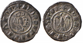 MESSINA Federico II (1197-1250) Mezzo denaro - Spahr 127; MIR 113 MI (g 0,54) RR