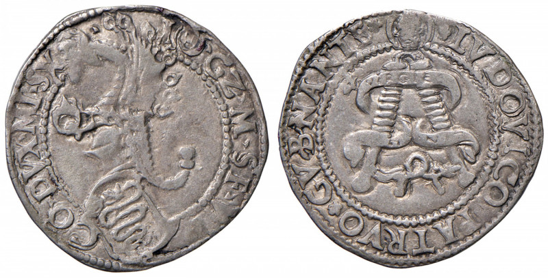 MILANO Gian Galeazzo Maria Sforza (1481-1494) Grosso da 3 soldi - MIR 225 AG (g ...