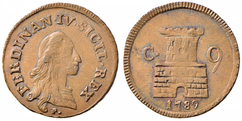 NAPOLI Ferdinando IV (1759-1816) 9 Cavalli 1789 - Magliocca 323 CU (g 4,89) Rari...