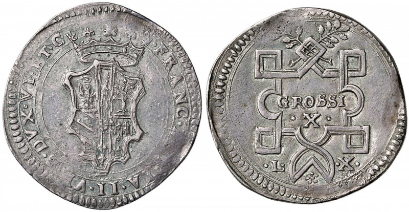 URBINO Francesco Maria II (1574-1624) 10 Grossi - Cavicchi 181 AG (g 12,85) R Co...