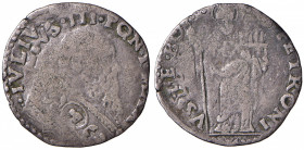 Giulio III (1550-1555) Bologna - Doppio bolognino - Munt. 71 AG (g 1,68) R