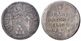 Alessandro VII (1655-1667) Grosso - Munt. 23 AG (g 1,42)