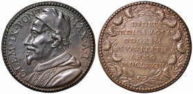 Clemente IX (1667-1669) Medaglia 1668 A. I - AE (g 13,88 - Ø 32 mm)