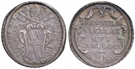 Clemente XII (1730-1740) Mezza piastra A. IV - Munt. 20 AG (g 14,43) Bella patina. Dalla nostra asta Nomisma 33, lotto 1610