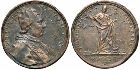 Benedetto XIV (1740-1758) Medaglia 1740 - AE (g 23,67 - Ø 36 mm)
