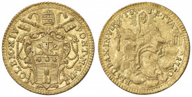 Clemente XIII (1758-1769) Zecchino 1770 A. II - Munt. 1a AU (g 3,40)