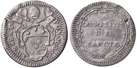 Pio VI (1775-1799) Grosso A. X - Munt. 55 AG (g 1,30)