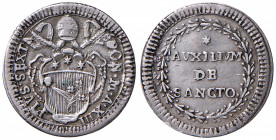 Pio VI (1775-1799) Grosso A. XIII - Munt. 58a AG (g 1,25)