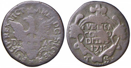 Vittorio Amedeo II (1713-1720) PALERMO Grano 1718 sigla T S - cfr. MIR 901n CU (g 4,24)