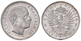 Vittorio Emanuele III (1900-1946) Lira 1902 - Nomisma 1194 AG Colpi al bordo ed un insignificante segnetto sulla guancia