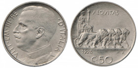 Vittorio Emanuele III (1900-1946) 50 Centesimi 1925 L - Pag. 806 NI