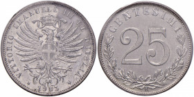 Vittorio Emanuele III (1900-1946) 25 Centesimi 1903 - Nomisma 1267 NI Sigillato qSPL da A. Marcoccia