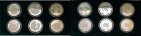 AUSTRALIA Medaglie 1988 Set commemorativo del bicentenario dell’Australia. AG 925 g 71 ogni medaglia. In astuccio, con certificato, un bellissimo insi...