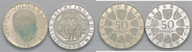 AUSTRIA Repubblica Lotto di due monete in AG come da foto da esaminare