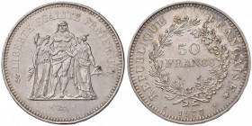 FRANCIA 50 Franchi 1977 - Gad. 882 AG (g 29,99)