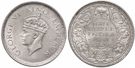 INDIA Giorgio VI (1936-1952) Mezza rupia 1941 Bombay - KM 551 AG (g 5,85)