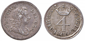 INGHILTERRA Giorgio (1714-1727) 4 pence 1723 - KM 552 AG (g 1,91)