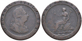 INGHILTERRA Giorgio III (1760-1820) Penny 1797 - KM 618 CU (g 26,75)