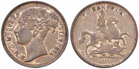 INGHILTERRA Vittoria (1837-1901) Token 1837 - AE (g 3,88 - Ø 22 mm)