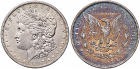 USA Dollaro 1897 O - KM 110 Ag (g 26,71) Interessante patina al R/