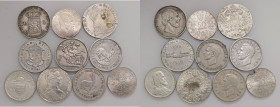 Lotto di 10 monete varie come da foto, molte in argento, da esaminare, non si accettano resi